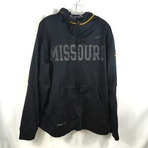 MISSOURI TIGERS L Nike Full Zip Hoodie Thema-Fit SEC Mizzou